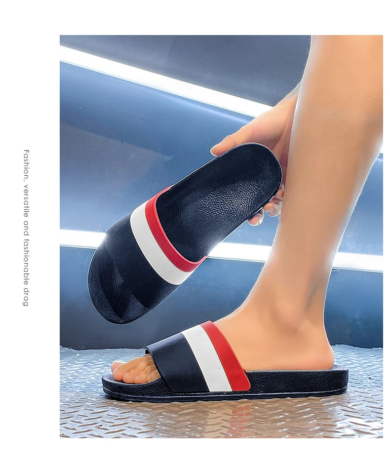 Summer Fashion Men Slippers Comfort Women Sandals Non-slip Indoor Home Bathroom Slides Garden Shoes Outdoor Beach Casual Shoes