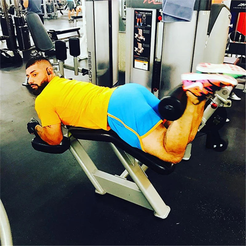 Mens Gym Fitness Shorts Bodybuilding running sports shorts Jogging Workout Male Summer Breathable Mesh Shorts men Sweatpants