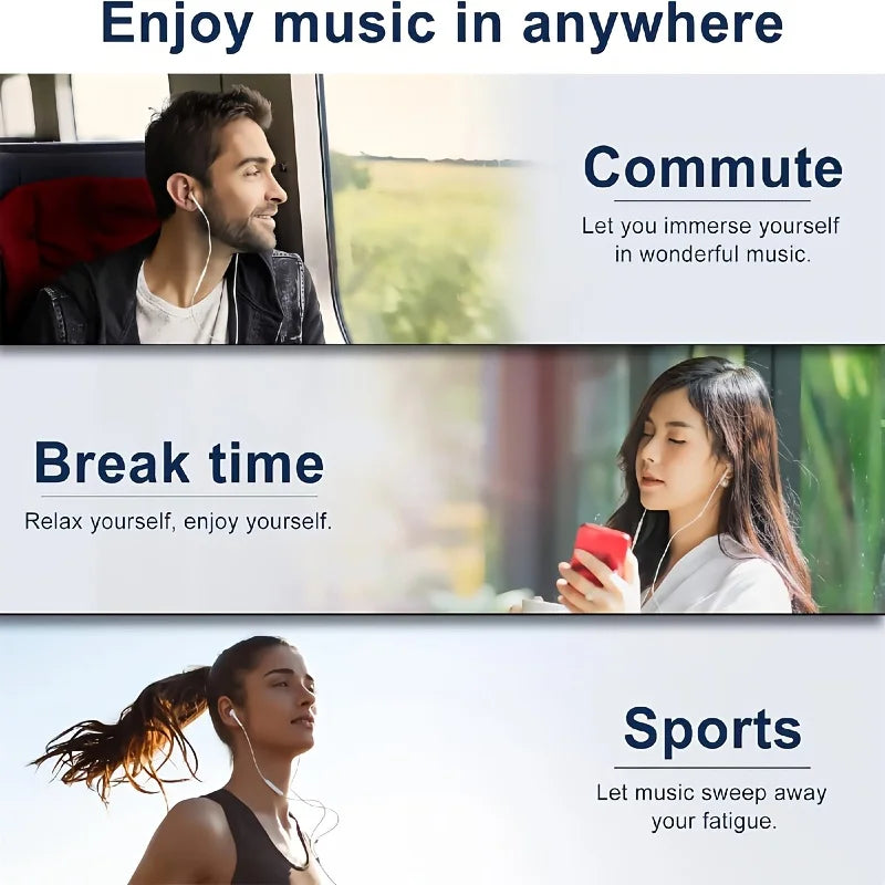 Wired headphones with built-in microphone and volume control, compatible with iPhone 14/13/12/11 Pro Max/Xs/Xr/X/7/8 Plus, white