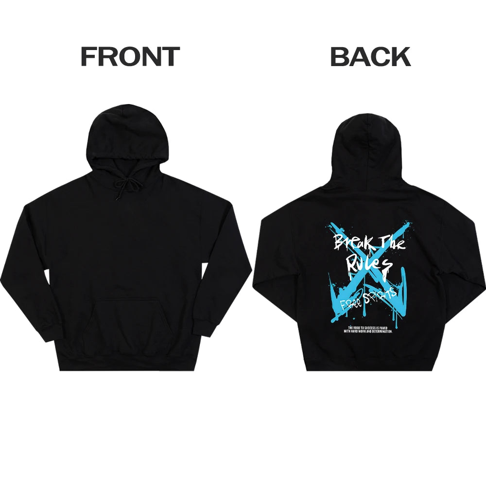 Printed Hoodies for Men Casual Long Sleeve Hooded Sweatshirts Hip Hop Harajuku Hoodie Y2k Men Tops Hoodies Unisex