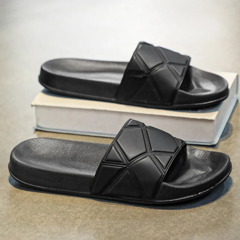 Summer Fashion Men Slippers Comfort Women Sandals Non-slip Indoor Home Bathroom Slides Garden Shoes Outdoor Beach Casual Shoes