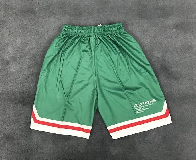 Man Short Pants Gym Shorts for Men Korean Style Training Sweat Basketball Green Casual Hot Deals Stylish New in Pant 2025 Summer