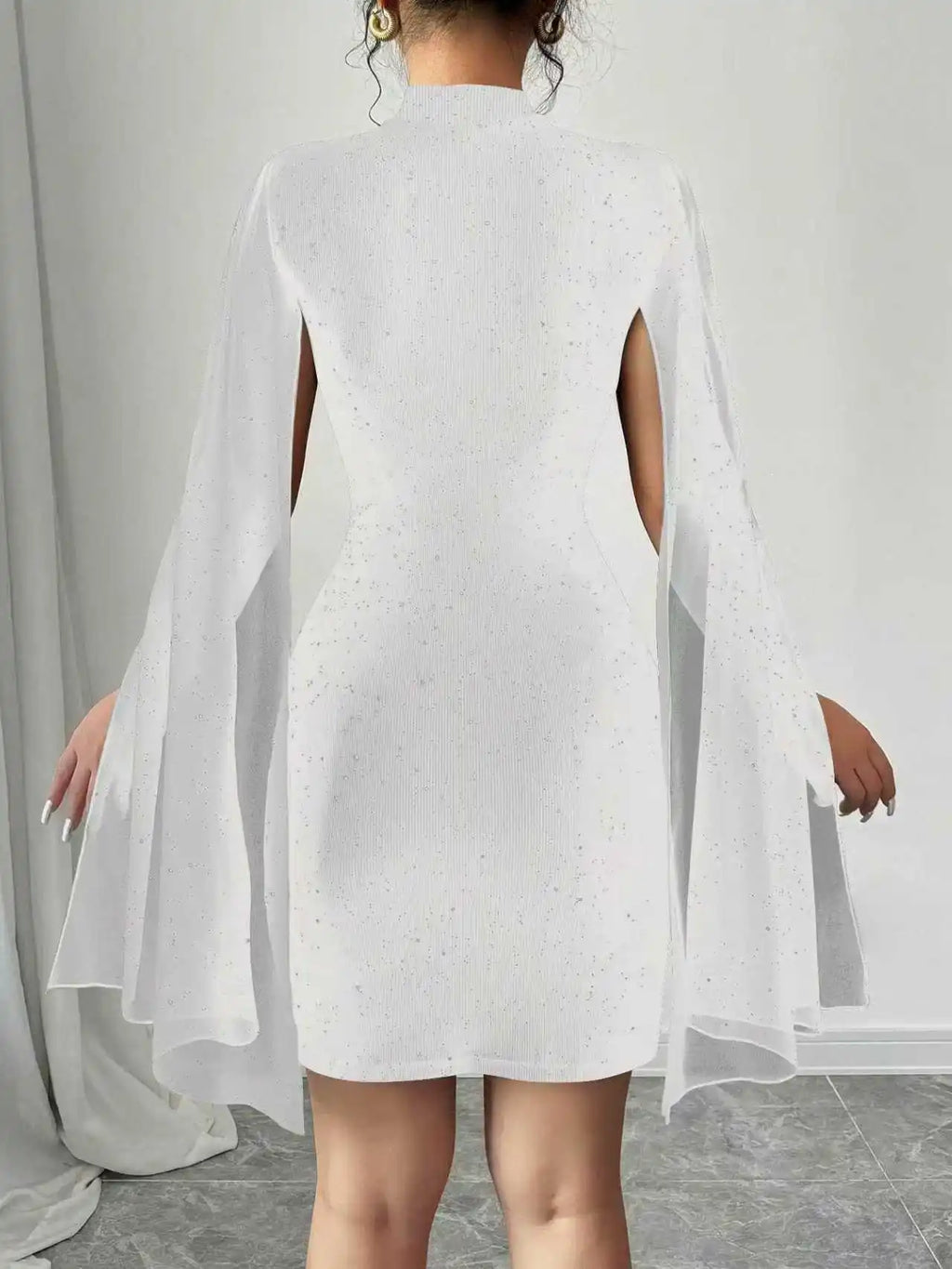 French Noblewoman Style Pearl Shawl Dress round Neck Tuxedo Slim Fit Evening Gown for Parties And Dates Elegant High-End Fashion