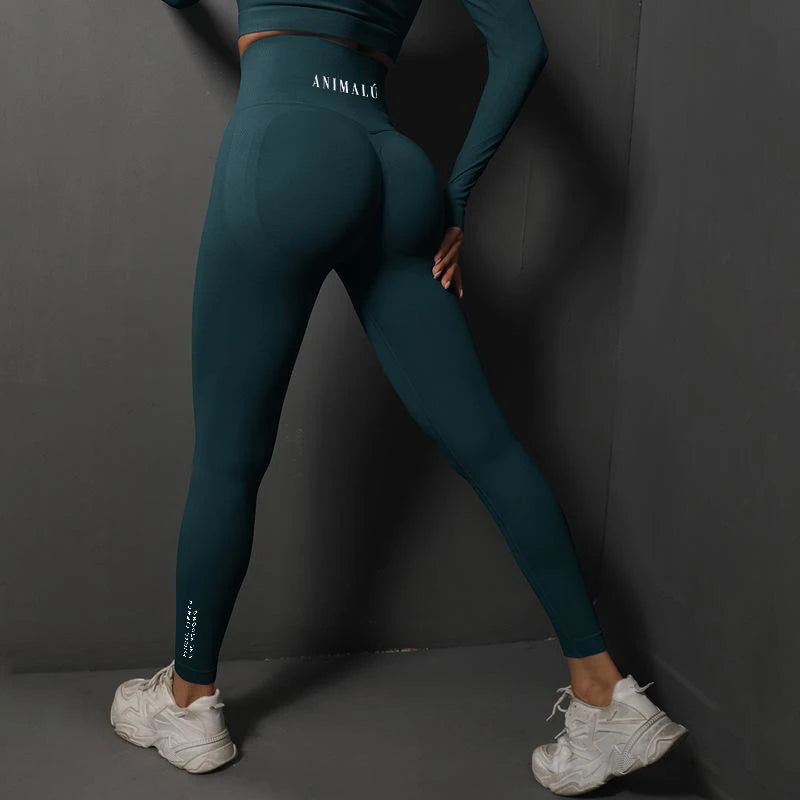 2025 ANIMALU Seamless Leggings Women Gym Yoga Pants Women's High Waist Legging Fitness Workout Tights Running Pants