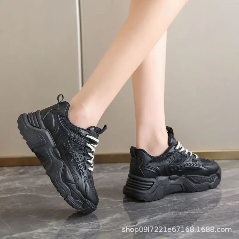 Women Sneakers 20245New Fashion Chunky Sneakers Women Outdoor Tennis Platform Sports Shoes for Women Lightweight Designer Shoes