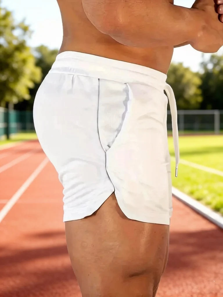 Men's Sports Shorts Have A Slim Fit And Modern Smooth-cut Design They Are Flexible And Stylish For Sports Activities