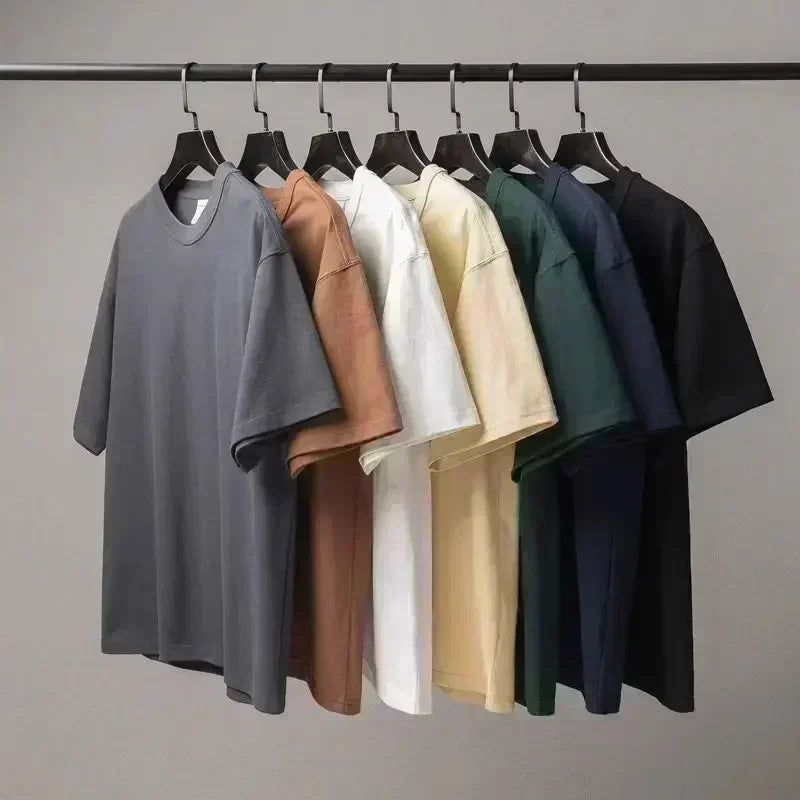 Men's Fashion T-Shirt Short Sleeve DON'T SHOOT Vintage Rainbow Stripe Print Men's T-shirts for Summer