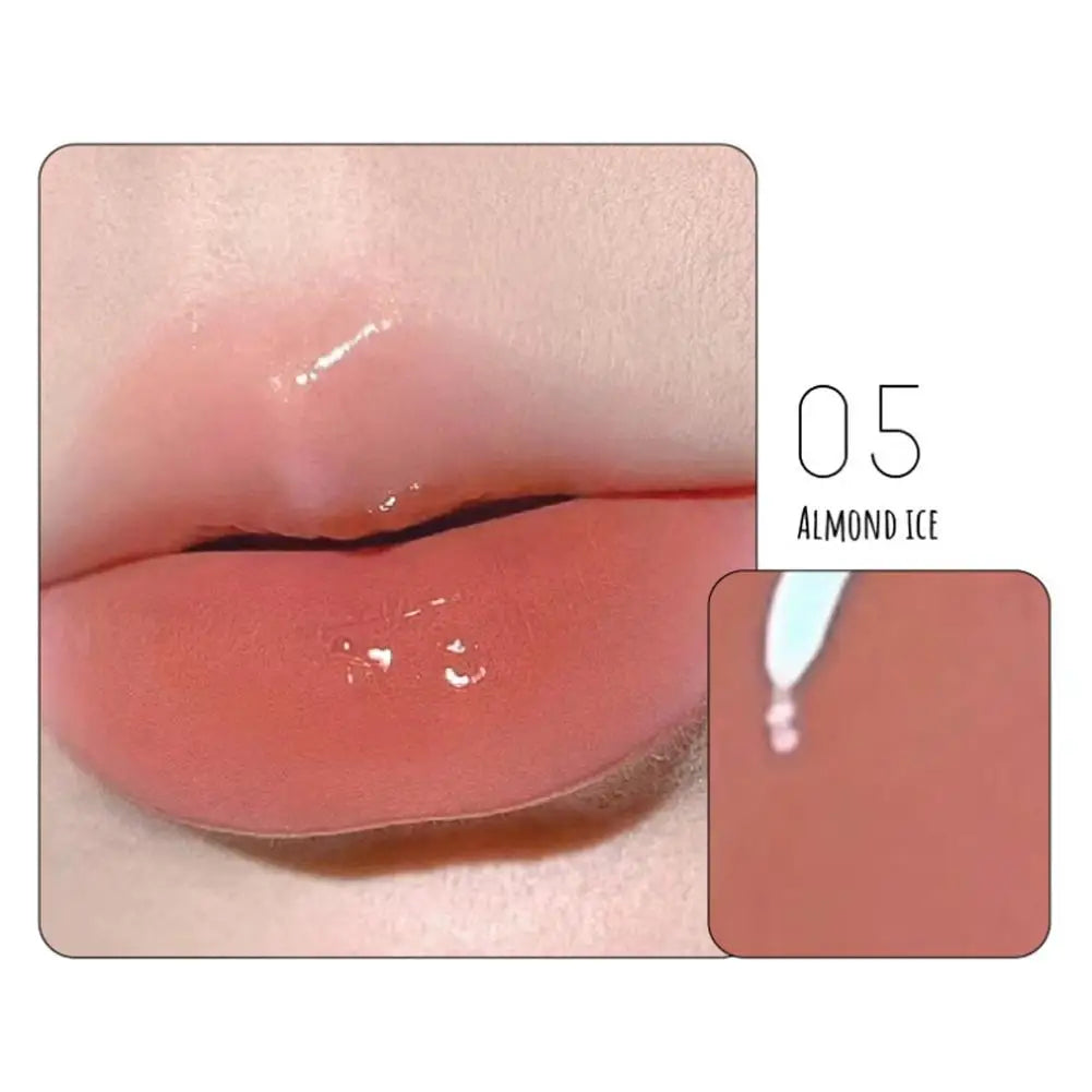 Mirror Watery Essence Lip Gloss Liquid Lipstick Jelly Lip Glaze Fading Lip Lines Water Light Jelly Makeup Moisturizing Lips Tint