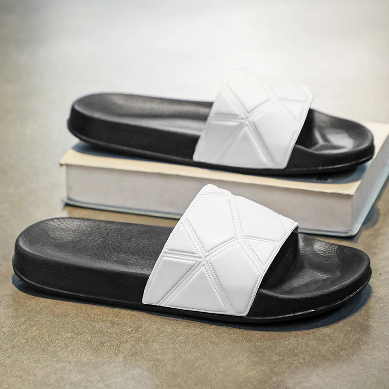Summer Fashion Men Slippers Comfort Women Sandals Non-slip Indoor Home Bathroom Slides Garden Shoes Outdoor Beach Casual Shoes