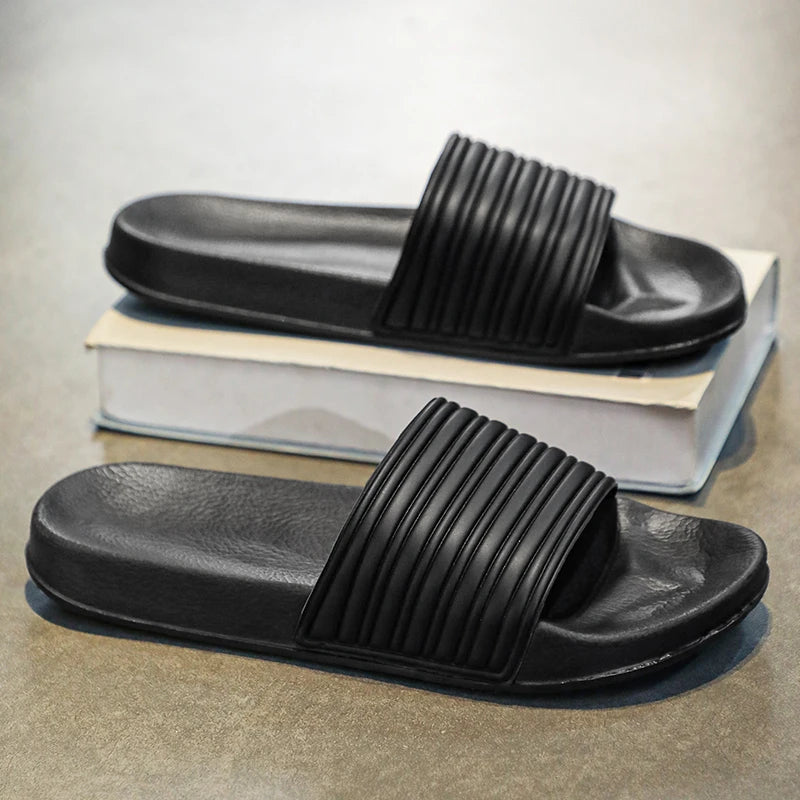 Summer Fashion Men Slippers Comfort Women Sandals Non-slip Indoor Home Bathroom Slides Garden Shoes Outdoor Beach Casual Shoes