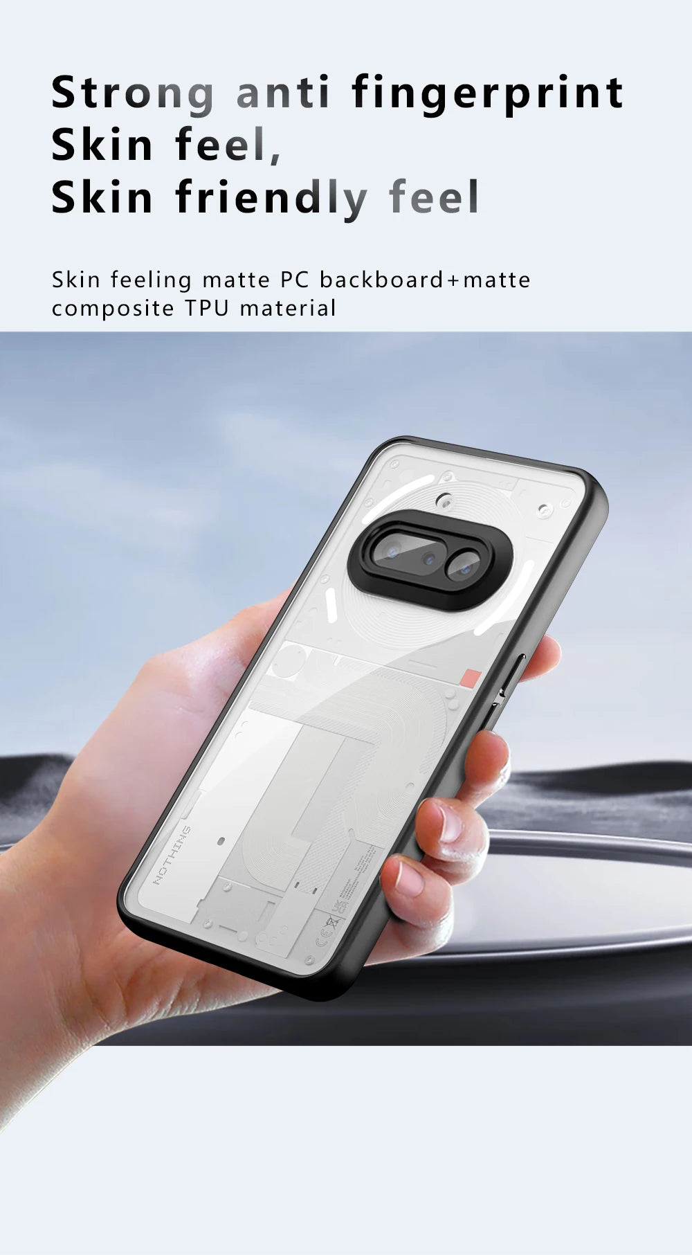 Clear Case For Nothing Phone 3a Cover Nothing Phone 3a Fundas Hard PC Camera Protector Shockproof Back Case For Nothing Phone 3a