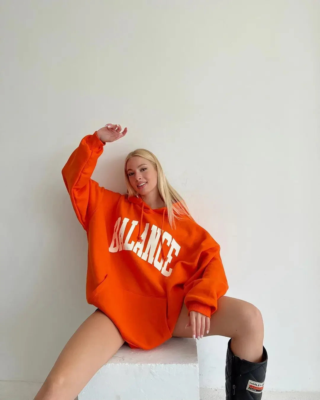 Sweatshirts for Women 2025 Fashion Print Thickened Pullover Ladies Top Long Sleeve Hooded Hoodies for Women y2k korean fashion