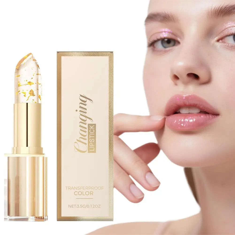 Color Changing Lipstick Deeply Moisturizing and Repairing Chapped Lip Lines Long Lasting 24H Moisturizing Glossy Shine Lip Gloss