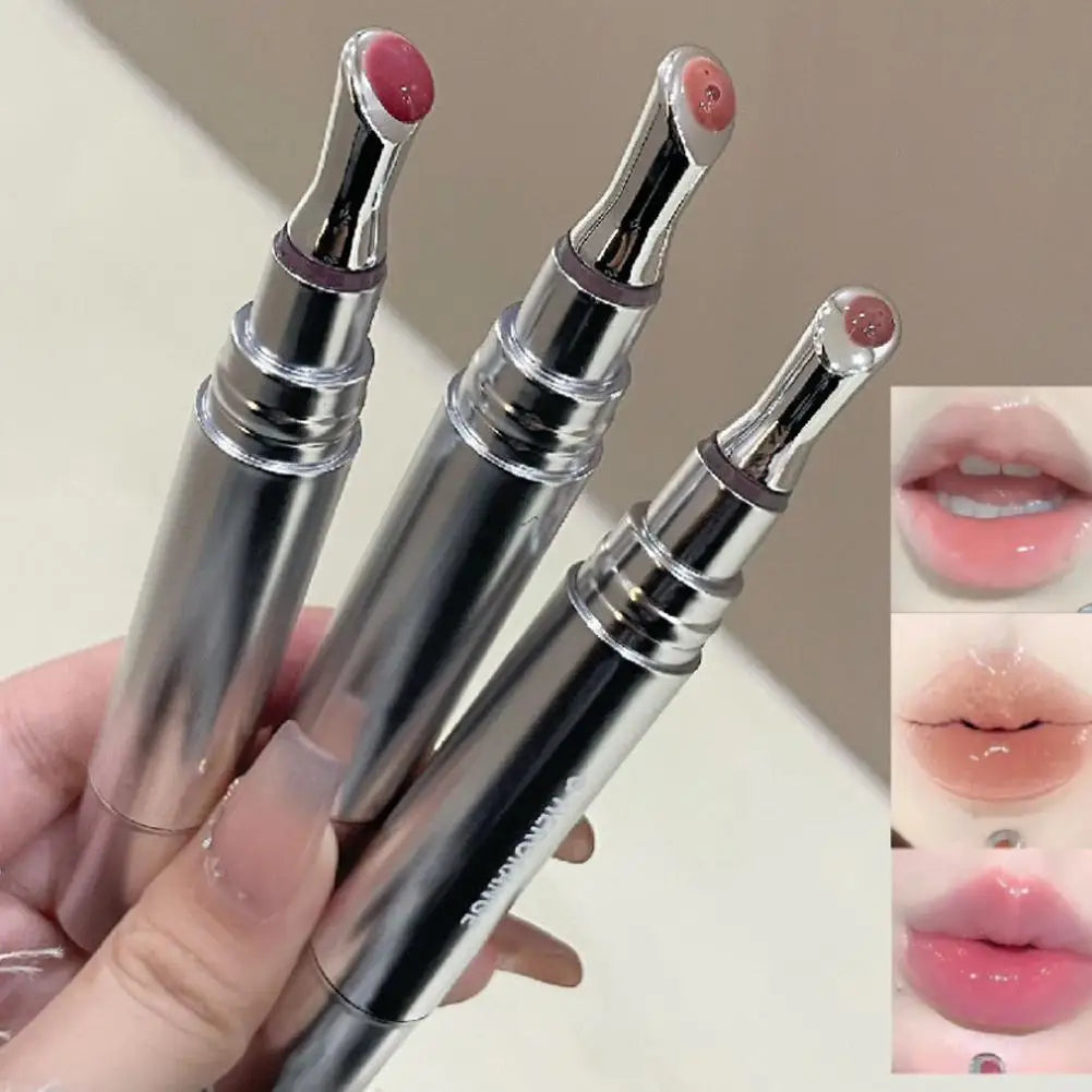 Mirror Watery Essence Lip Gloss Liquid Lipstick Jelly Lip Glaze Fading Lip Lines Water Light Jelly Makeup Moisturizing Lips Tint