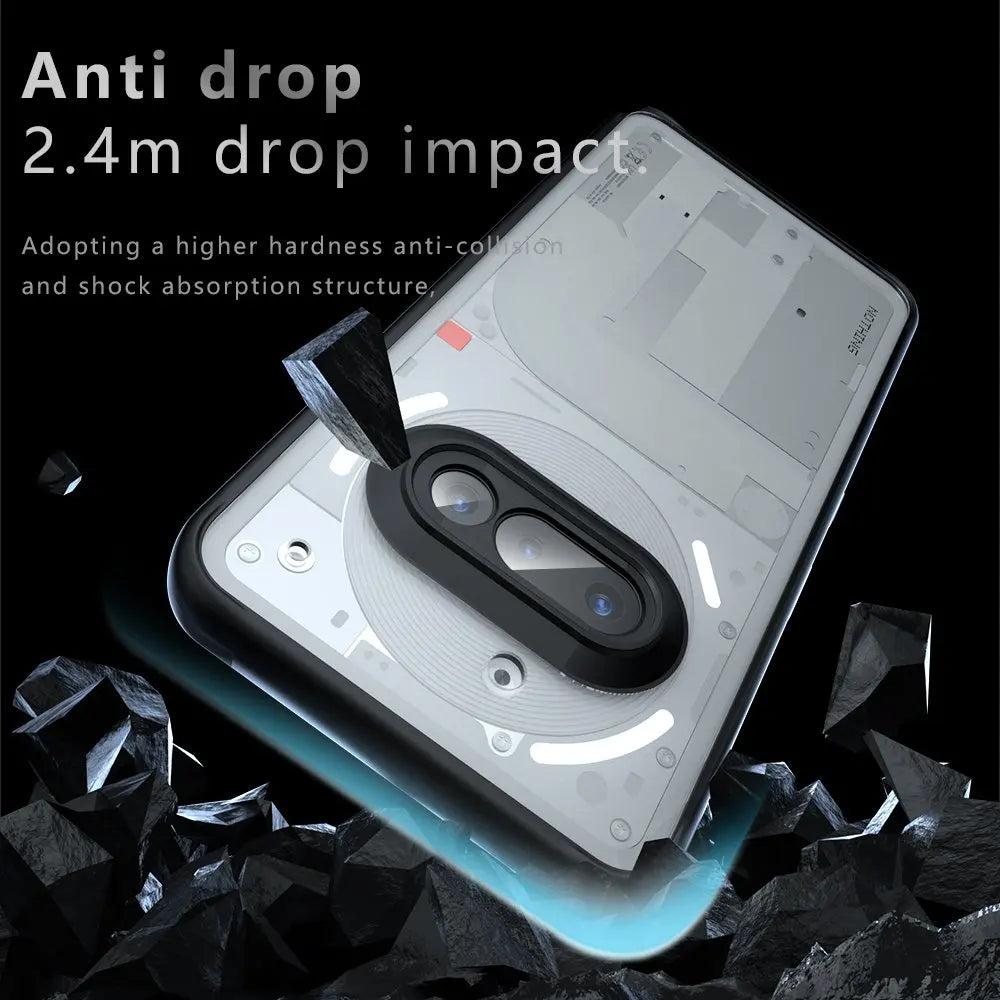 Clear Case For Nothing Phone 3a Cover Nothing Phone 3a Fundas Hard PC Camera Protector Shockproof Back Case For Nothing Phone 3a