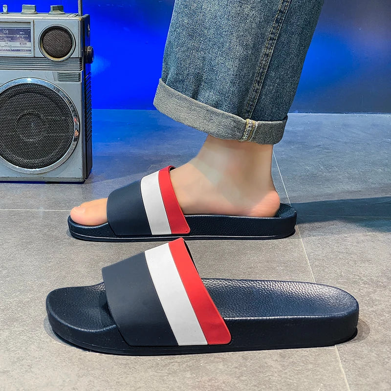 Summer Fashion Men Slippers Comfort Women Sandals Non-slip Indoor Home Bathroom Slides Garden Shoes Outdoor Beach Casual Shoes