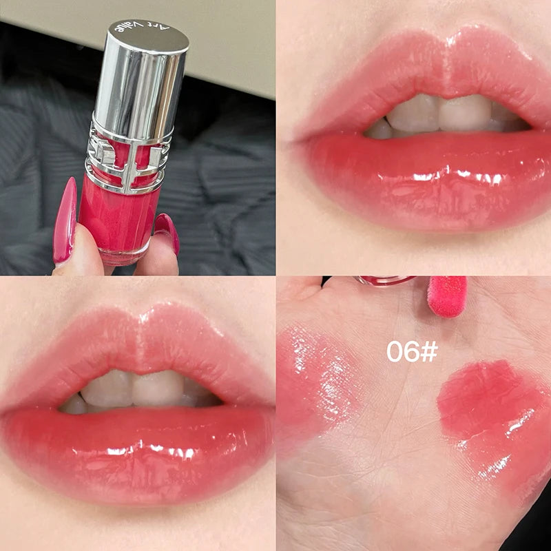 ART VALUE Shiny Lip Gloss Gummy Moisturizing Jelly Mirror Water Gloss Lip Glaze Lasting Lipstick Lipgloss Tint Female Makeup