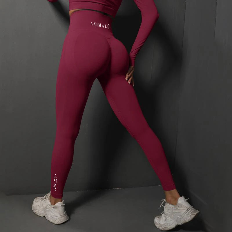 2025 ANIMALU Seamless Leggings Women Gym Yoga Pants Women's High Waist Legging Fitness Workout Tights Running Pants