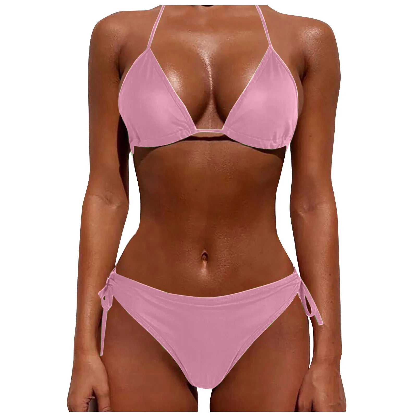 New Brazilian Swimsuit Women Sexy Bikini Set Push-Up Padded Bra Thong Two Pieces Swimwear Beachwear Bathing Suit Femme