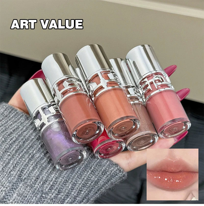 ART VALUE Shiny Lip Gloss Gummy Moisturizing Jelly Mirror Water Gloss Lip Glaze Lasting Lipstick Lipgloss Tint Female Makeup