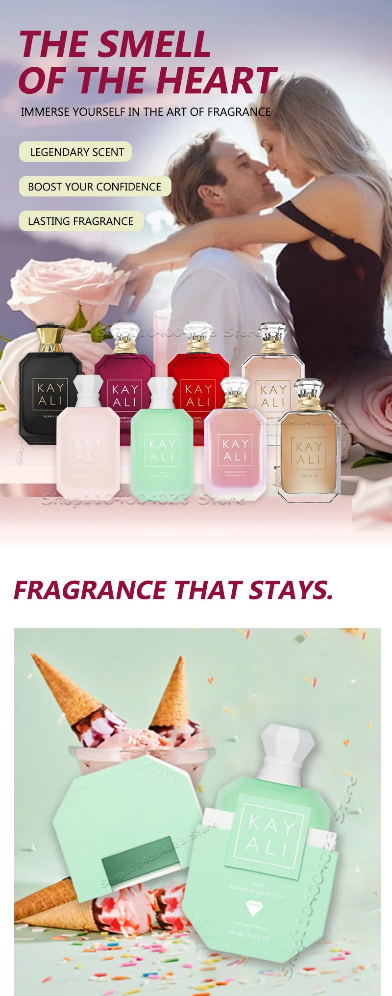 100ML Kayali Original Arabian Women Perfume Middle Eastern Brand Perfume High Quality Long-lasting Fragrance Eau De Parfume