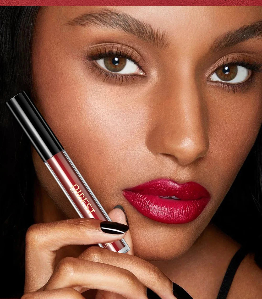 3pcs Lip Makeup Sets Lip Gloss Glaze Tint Long-lasting Matte Liquid Lipstick Waterproof Sweatproof Lip Liner Pencil Contour Kits