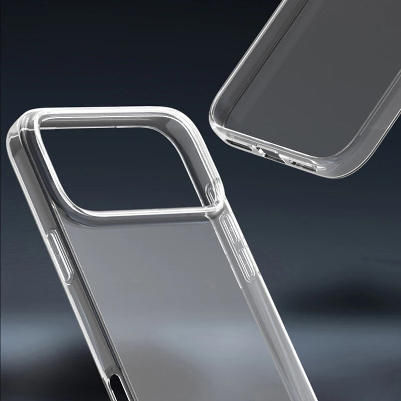 Transparent Soft Silicone TPU Phone Case For iPhone 17 Pro Max Ultra Thin Clear Shockproof Cases For iPhone 17 Air Back Cover
