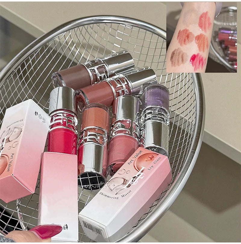ART VALUE Shiny Lip Gloss Gummy Moisturizing Jelly Mirror Water Gloss Lip Glaze Lasting Lipstick Lipgloss Tint Female Makeup