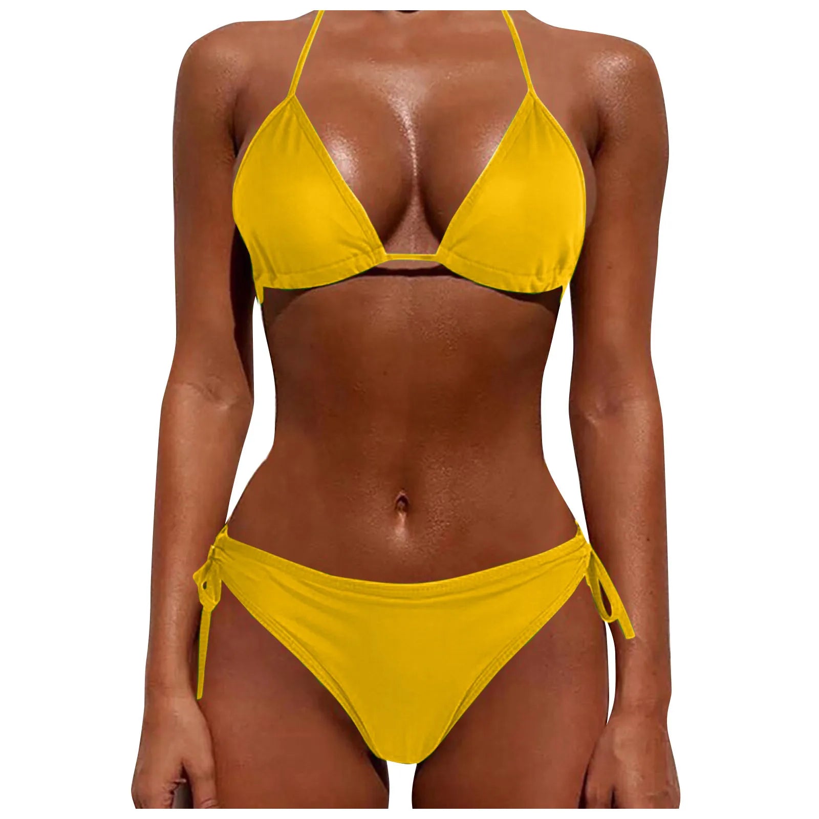 New Brazilian Swimsuit Women Sexy Bikini Set Push-Up Padded Bra Thong Two Pieces Swimwear Beachwear Bathing Suit Femme