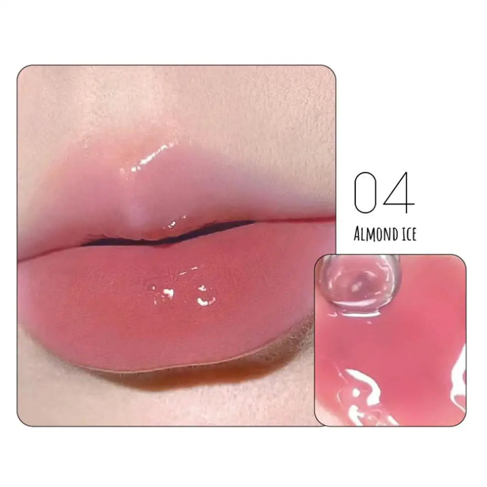 Mirror Watery Essence Lip Gloss Liquid Lipstick Jelly Lip Glaze Fading Lip Lines Water Light Jelly Makeup Moisturizing Lips Tint