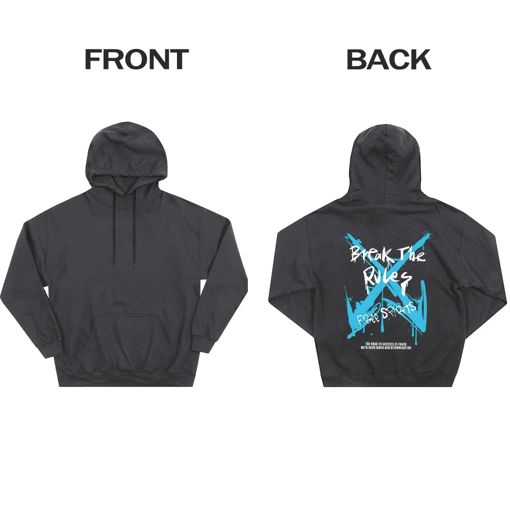 Printed Hoodies for Men Casual Long Sleeve Hooded Sweatshirts Hip Hop Harajuku Hoodie Y2k Men Tops Hoodies Unisex
