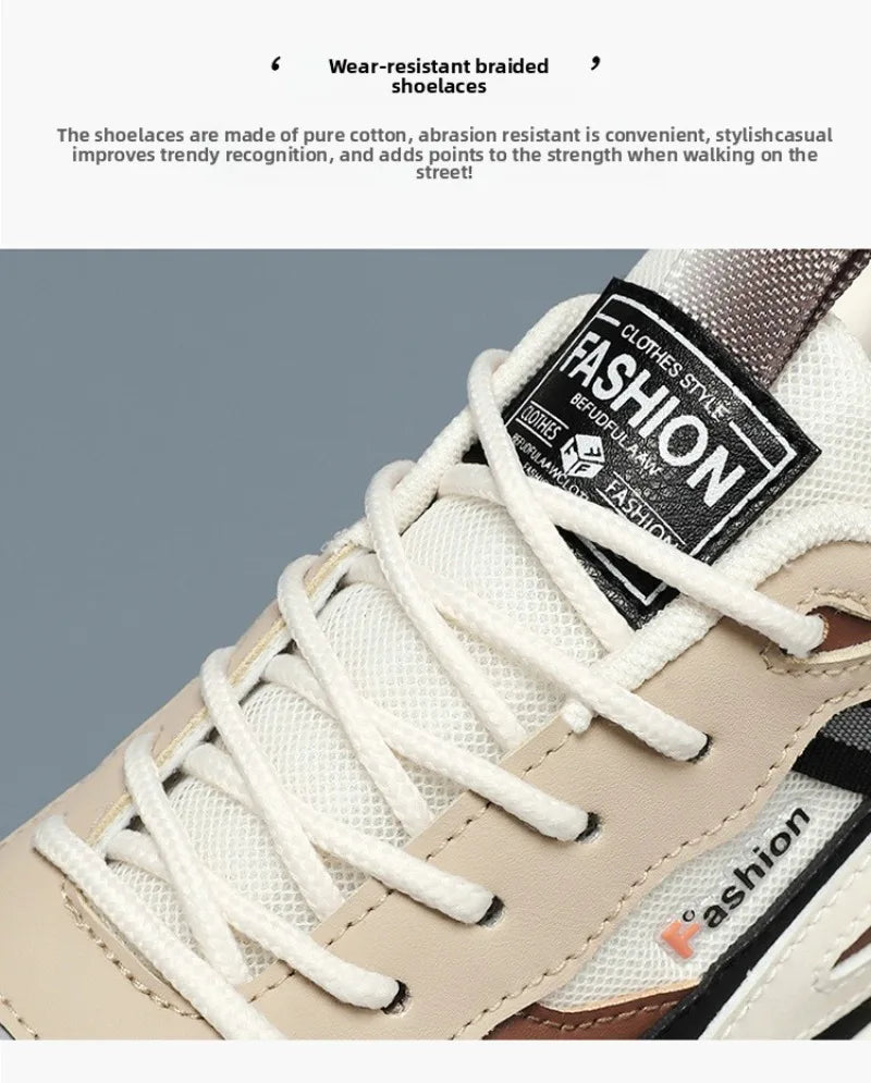 2025 Trendy Sneakers for Men Shoes Summer Outdoor Wear-Resistant Casual Sports Skateboard Shoes Fashion Breathable Shoes