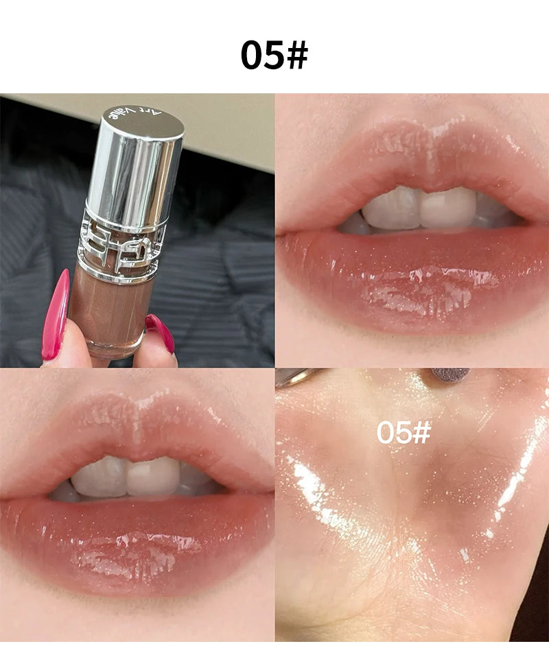 ART VALUE Shiny Lip Gloss Gummy Moisturizing Jelly Mirror Water Gloss Lip Glaze Lasting Lipstick Lipgloss Tint Female Makeup