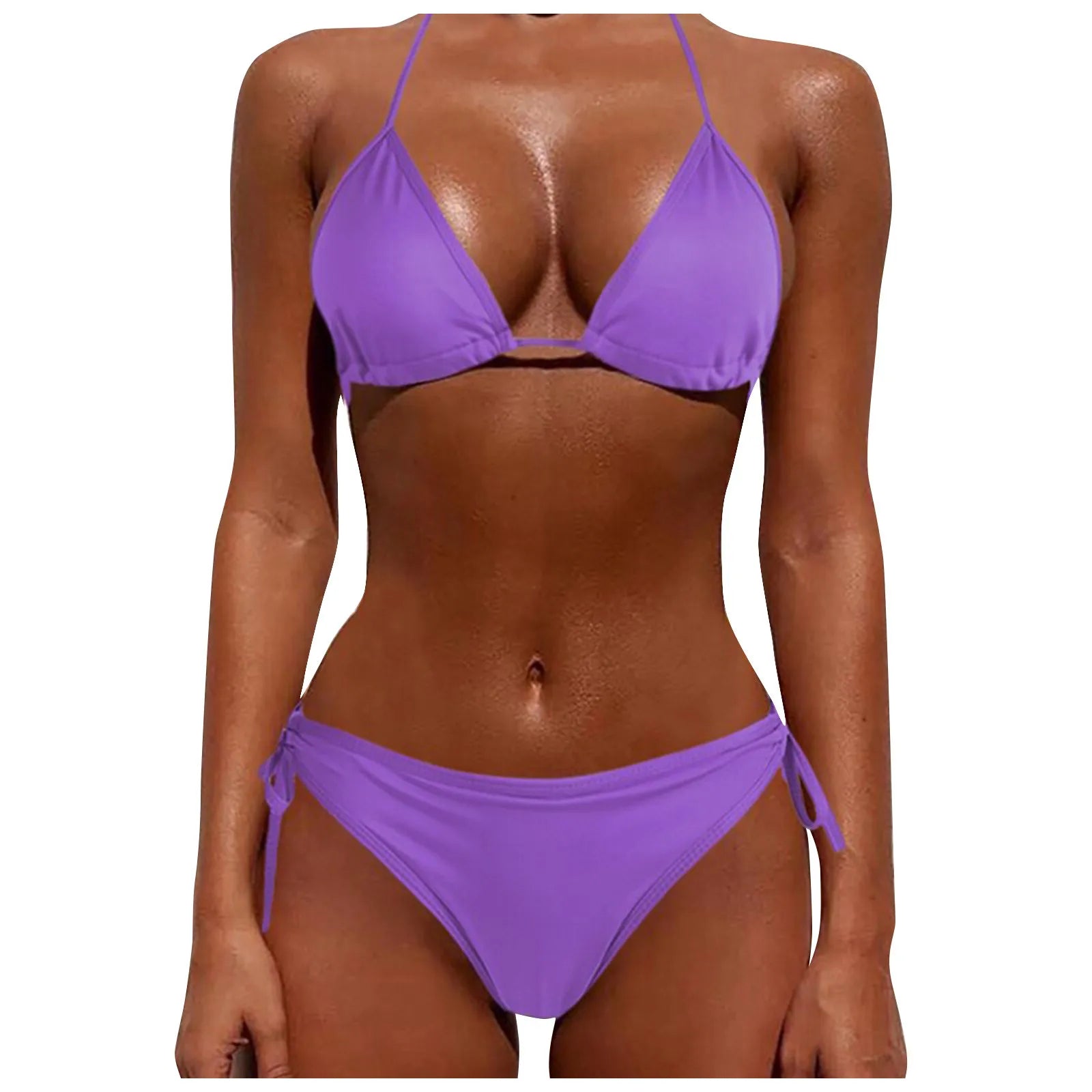 New Brazilian Swimsuit Women Sexy Bikini Set Push-Up Padded Bra Thong Two Pieces Swimwear Beachwear Bathing Suit Femme