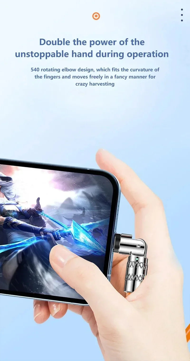 120W 7A fast charge USB C to Type-C cable 180 ° rotation liquid silicone cable for iPhone Xiaomi Redmi honor phone charger