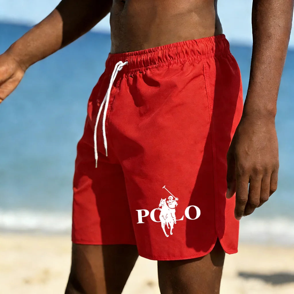 Men's beach shorts are quick drying, breathable, and not stuffy. They are versatile and trendy for beach vacations