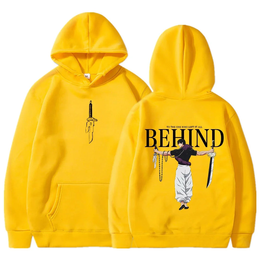 Anime Hoodies Men Women  Manga Hooded Pullover Gothic Sweatshirts Hip Hop Streetwear Men's Clothing sweatshirt harajuku
