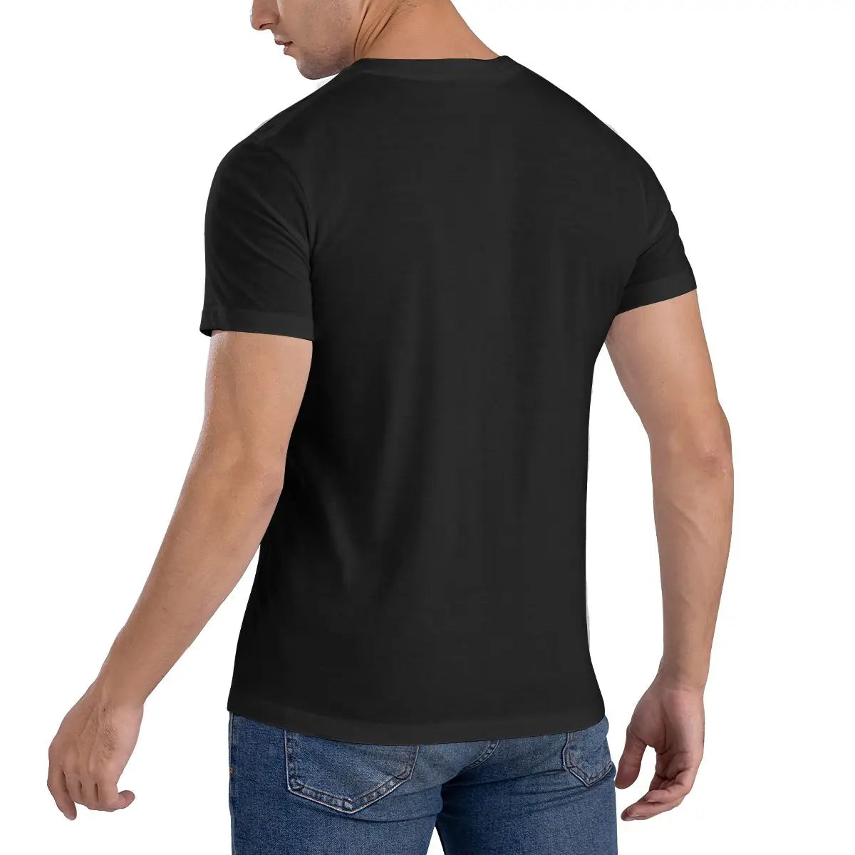 2026 Men'S 1976 Graphic T-Shirt - A Black Summer Tee Showcasing a Colorful Number Design, Featuring a Crew Neck And Short Sleeve