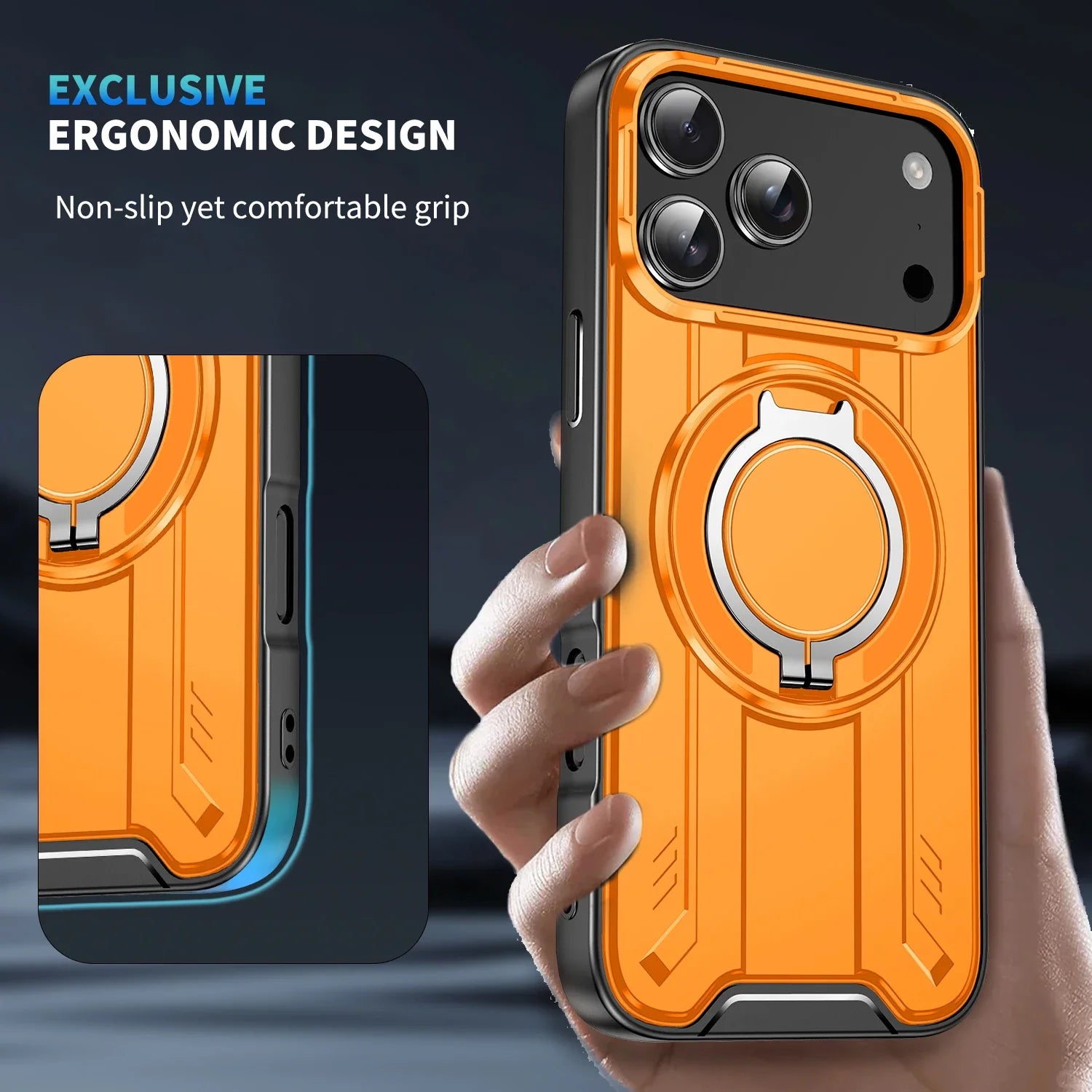Fall Protection Case for Iphone 17 Pro Max Air 16 15 Plus 13 12 Pro Iphone17 Iphone16 Iphone15 Stand Holder Cases