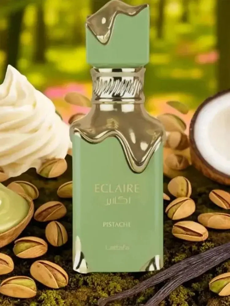 Lattafa Eclaire Eau de Original Parfum 100ml Fragrance With Sweet Notes of Pistachio Vanilla and Praline for Men and Women