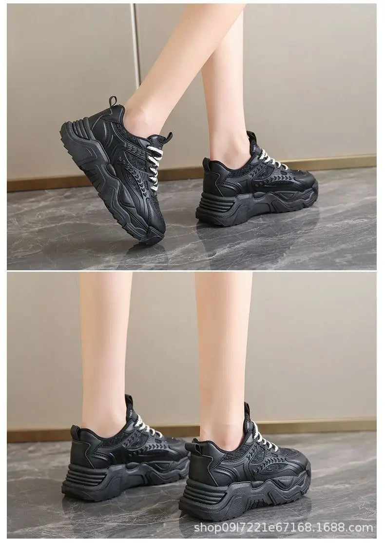 Women Sneakers 20245New Fashion Chunky Sneakers Women Outdoor Tennis Platform Sports Shoes for Women Lightweight Designer Shoes
