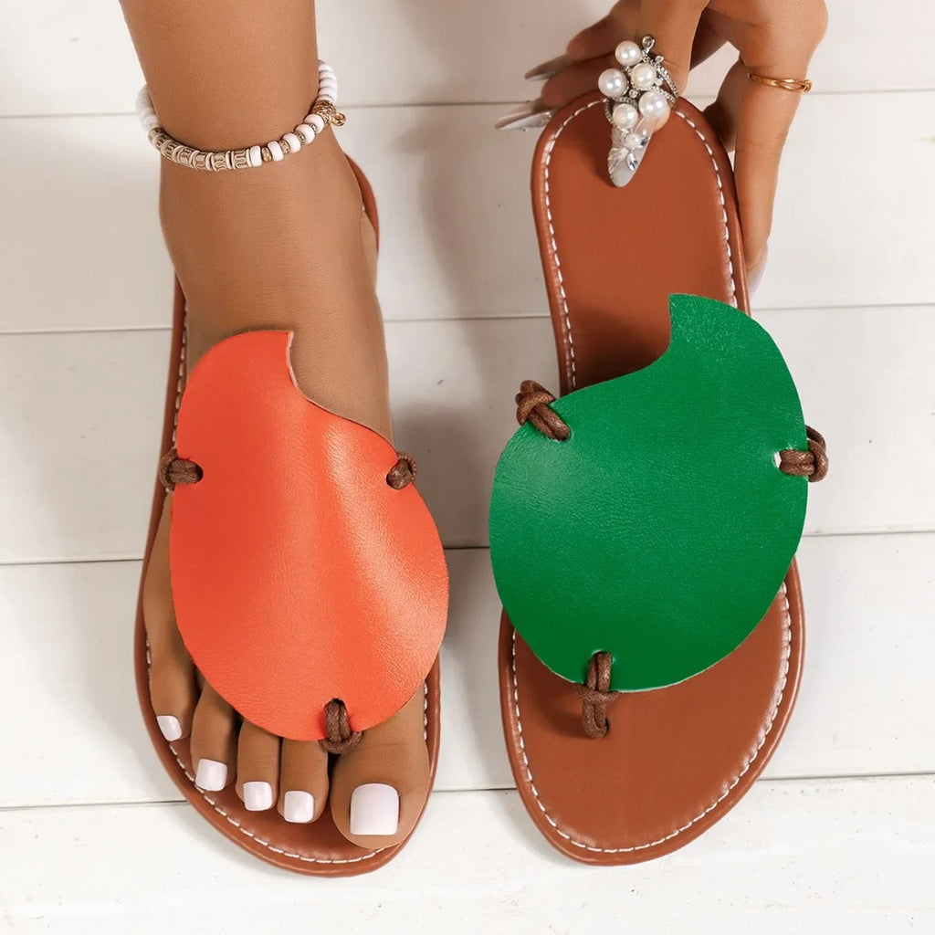 Women Slippers New Summer Flat Women Sandals Fashion Outdoor Comfortable Slippers Flip Fops Casual Slides Women Zapatos De Mujer