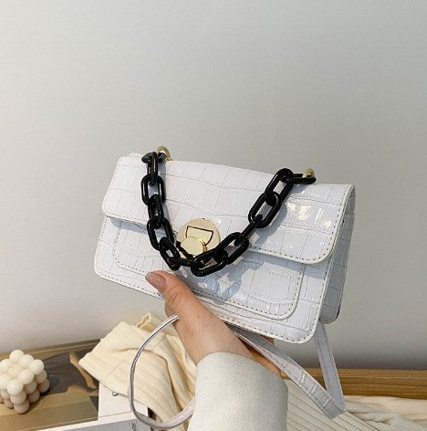 Fashionable Crocodile Pattern Handbag for Women