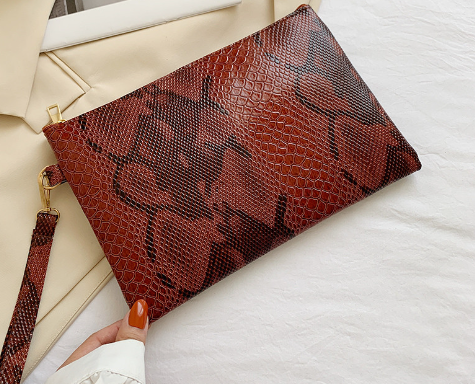 Snake-Shaped PU Handbag for Women