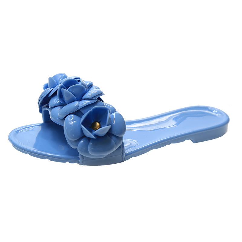 Camellia Jelly Sandals and Slippers for Women