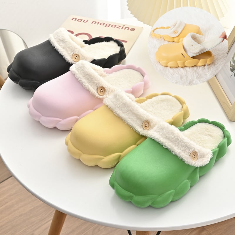 Detachable Waterproof Winter Slippers for Women