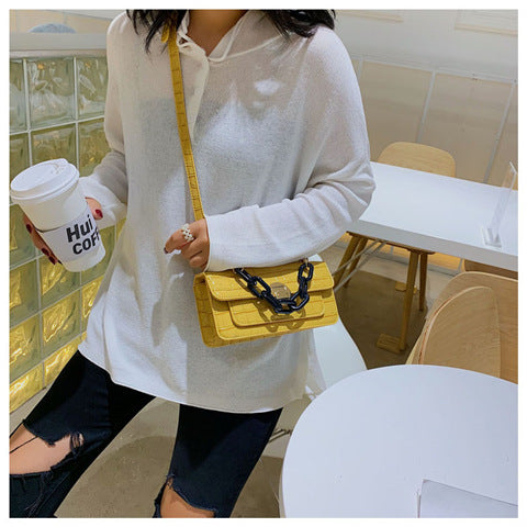 Fashionable Crocodile Pattern Handbag for Women