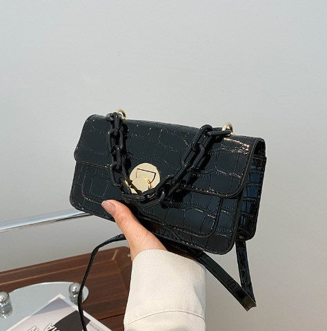 Fashionable Crocodile Pattern Handbag for Women