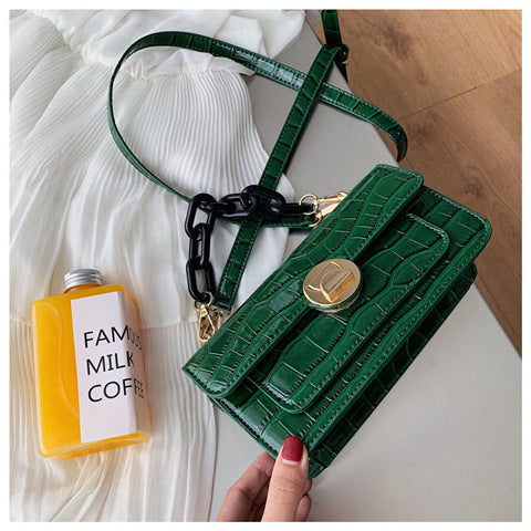 Fashionable Crocodile Pattern Handbag for Women