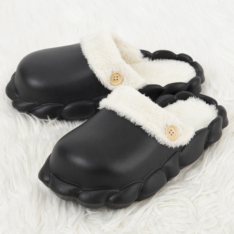 Detachable Waterproof Winter Slippers for Women